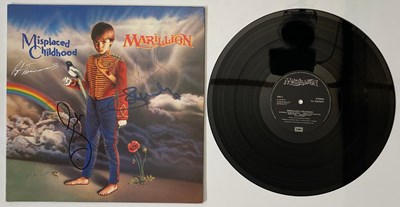 Lot 266 - MARILLION - MISPLACED CHILDHOOD - SIGNED LP