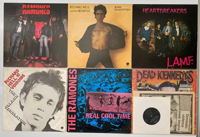 Lot 272 - US PUNK - LP AND 12" SINGLE COLLECTION - RICHARD HELL AND THE VOIDOIDS, HEARTBREAKERS