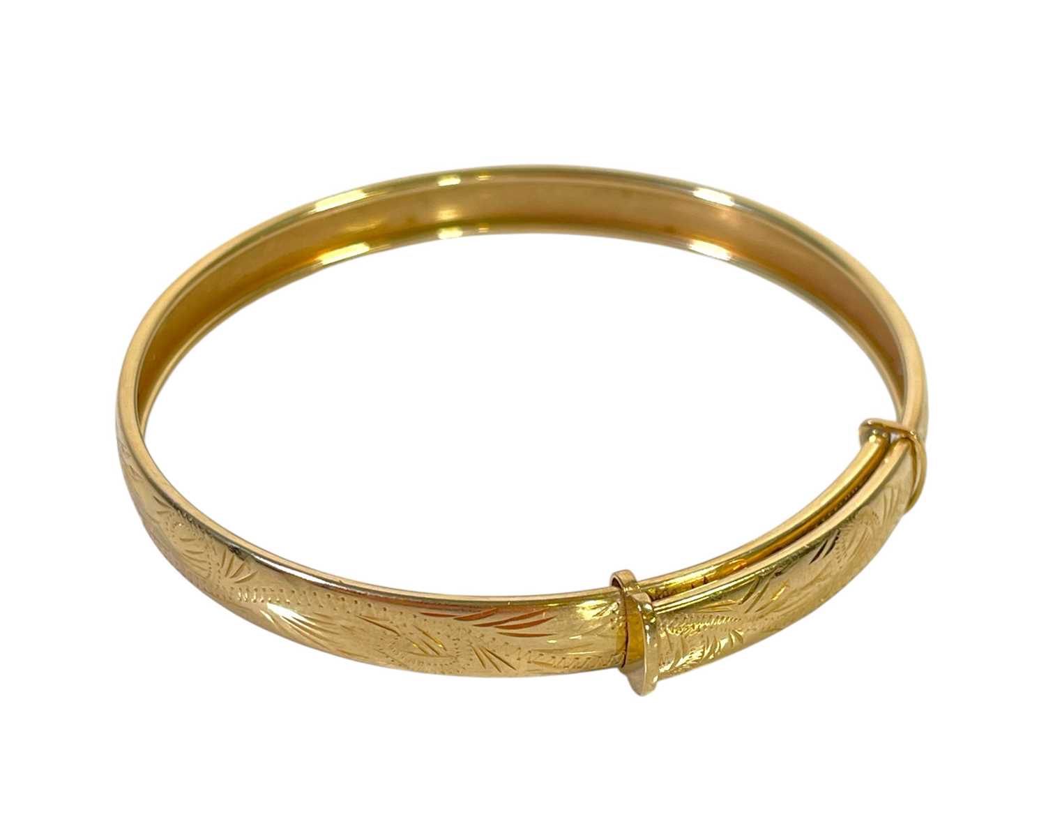 Lot 3 - GOLD JEWELLERY - 9CT BANGLE.