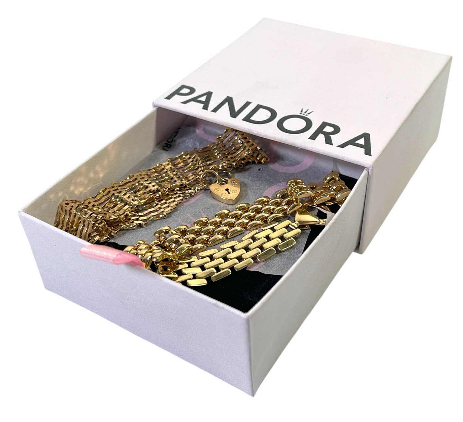 Lot 9 - GOLD JEWELLERY - 9CT GOLD BRACELETS.