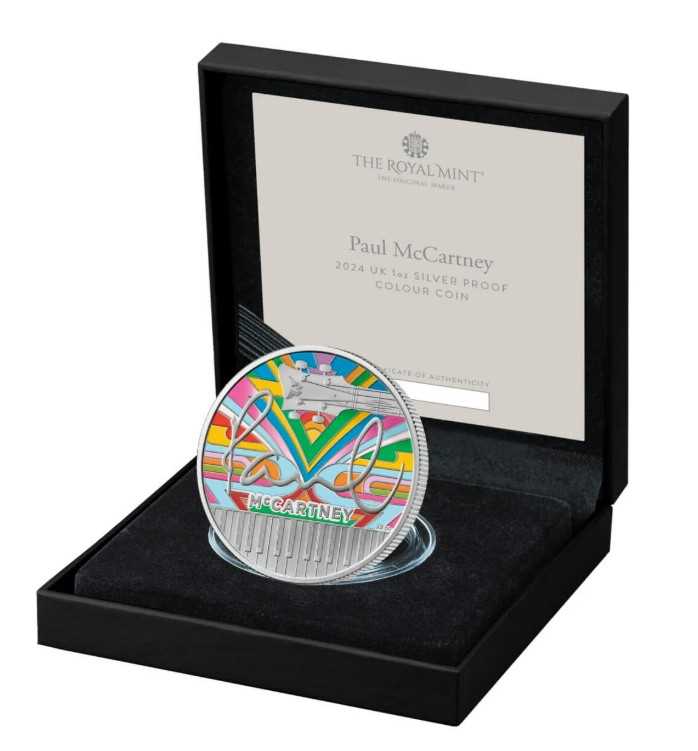 Lot 22 - ROYAL MINT - TWO 1OZ PAUL MCCARTNEY SILVER PROOF COINS.