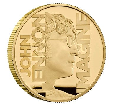 Lot 32 - ROYAL MINT - JOHN LENNON 2OZ GOLD COIN LIMITED TO ONLY 90 PRODUCED.