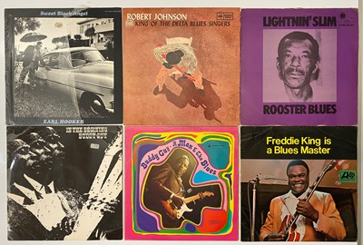 Lot 175 - BLUES, DELTA, R&B LPS - LIGHTNIN SLIM, ROBERT JOHNSON, EARL HOOKER + RARITIES