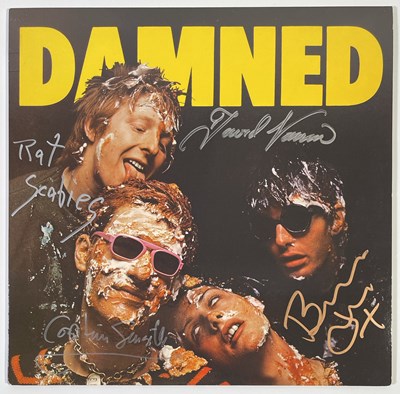 Lot 332 - THE DAMNED – SIGNED ‘DAMNED DAMNED DAMNED’ LP.