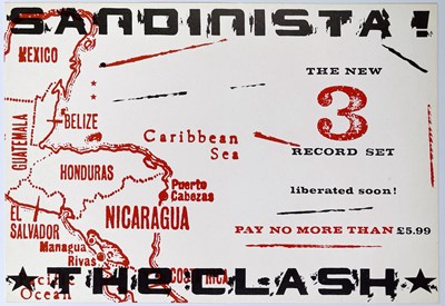 Lot 403 - THE CLASH – ‘SANDINISTA!’ FLYER.