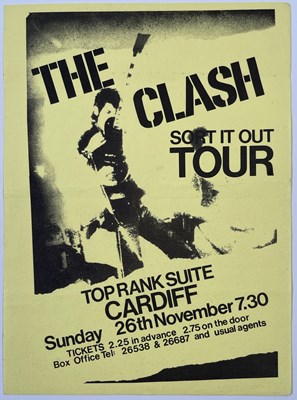Lot 404 - THE CLASH – ‘SORT IT OUT’ TOUR FLYER.