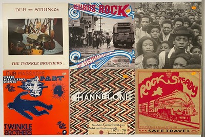 Lot 191 - REGGAE DUB ROOTS SKA COMPILATIONS - ON PRESSURE SOUNDS, CHANNEL ONE, TROJAN + MORE