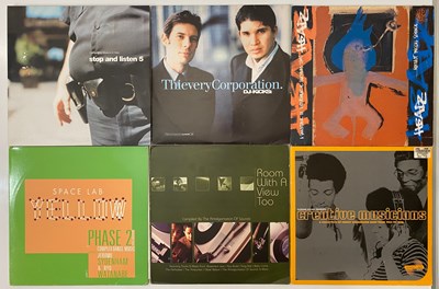 Lot 192 - BREAKS, FUTURE-JAZZ, CHILLED WOLRD LPS/COMPS - MOWAX, SNOWBOY, MASTERS AT WORK