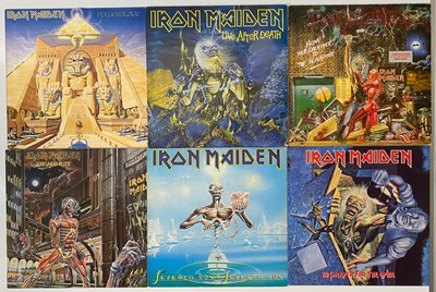 Lot 291 - IRON MAIDEN - LP, 12" SINGLE AND BOX SET COLLECTION