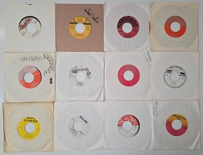Lot 220 - REPRESS REGGAE ROOTS 7" SINGLES - BLACK ART, TOP-DECK, TREASURE ISLE + MORE