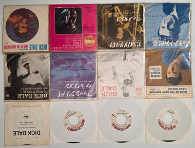 Lot 359 - DICK DALE 7" SINGLES COLLECTION - USA ORIGINALS, JAPANESE PIC-SLEEVES + MORE