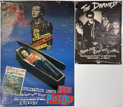Lot 508 - THE SEX PISTOLS - SID VICIOUS 'BEYOND THE GRAVE' POSTER.