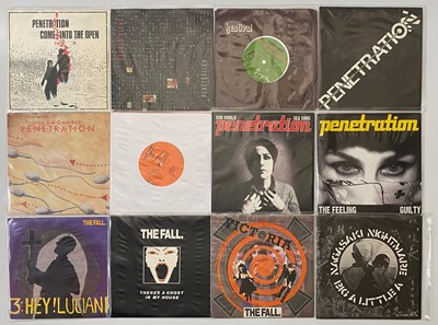 Lot 8 - PUNK - POST PUNK - 7" SINGLE PACK - PENETRATION, THE FALL, CRASS