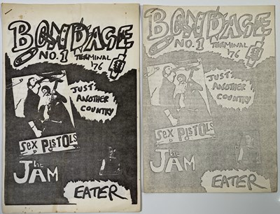 Lot 255 - FANZINES - SHANE MCGOWAN - BONDAGE FANZINE.