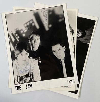Lot 360 - THE JAM - PROMOTIONAL PHOTOS INC ONE FULLY SIGNED.