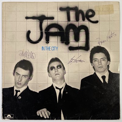 Lot 361 - THE JAM - SIGNED COPY OF 'IN THE CITY'.