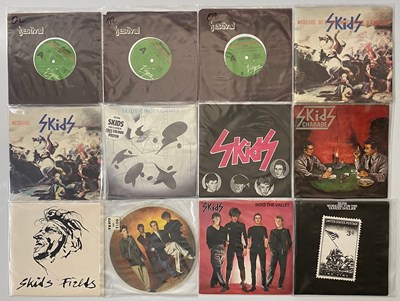 Lot 19 - THE SKIDS - SLAUGHTER AND THE DOGS - THE REZILLOS - 7" SINGLE PACK
