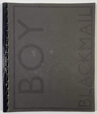 Lot 259 - PUNK FASHION - ORIGINAL AND RARE FIRST EDITION 1980 BOY LONDON BLACKMAIL CATALOGUE.