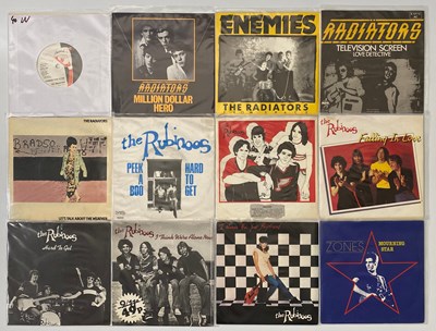 Lot 23 - PUNK - NEW WAVE - 7" SINGLE PACK - THE RADIATORS, THE RUBINOOS, ZONES