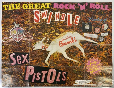 Lot 454 - SEX PISTOLS - WHO KILLED BAMBI POSTER, 1979.
