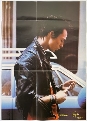 Lot 456 - SEX PISTOLS - SID SINGS - ORIGINAL VIRGIN PROMO POSTER.
