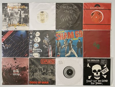 Lot 24 - PUNK - POST PUNK - 7" SINGLE PACK - SHAM 69, THE RUTS, THE EXPLOITED