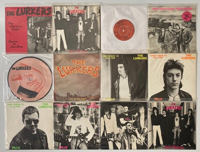 Lot 26 - PUNK - 7" SINGLE PACK - THE LURKERS, THE DRONES, THE MEMBERS, X-RAY SPEX