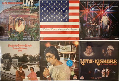 Lot 239 - CLASSIC LIVE HINDI ALBUMS COLLECTION - ASHA BHOSLE, LATA MANGESHKAR & MORE