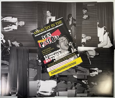 Lot 464 - SEX PISTOLS - FULL SET OF 21 PRINTS OF IMAGES FROM MANCHESTER FREE TRADE HALL, JUNE 1976.