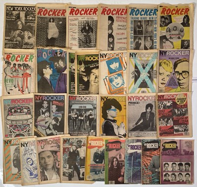Lot 261 - PUNK - COLLECTION OF 'NEW YORK ROCKER' MAGAZINE - 1976-1983.