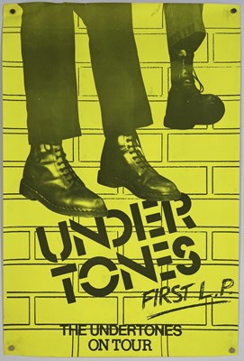 Lot 302 - UNDERTONES - ORIGINAL DEBUT LP AND TOUR PROMO POSTER.