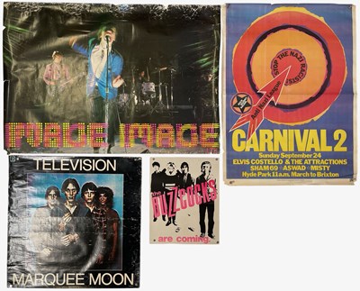 Lot 283 - PUNK POSTER COLLECTION - BUZZCOCKS / ROCK AGAINST RACISM ETC.