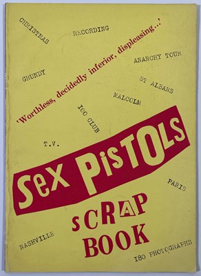 Lot 476 - RAY STEVENSON - ORIGINAL COPY OF SEX PISTOLS SCRAPBOOK, 1977.
