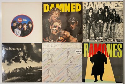 Lot 100 - 70'S 80'S PUNK LP PACK - RAMONES, BUZZCOCKS, THE DAMNED, SKIDS & MORE!