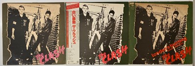 Lot 105 - THE CLASH DEBUT LP PACK - ARGENTINA, JAPAN & BRAZIL ORIGINALS