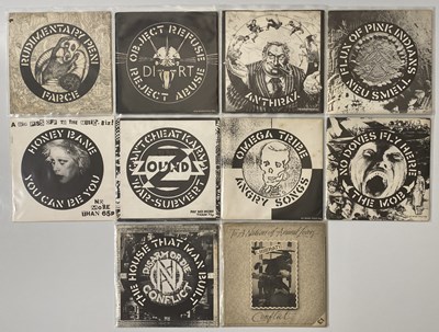 Lot 136 - CRASS RECORDS - 7" PACK