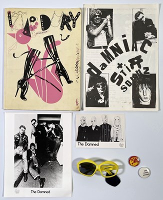 Lot 379 - PUNK - MEMORABILIA INC THE DAMNED / IAN DURY SONGBOOK.