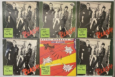 Lot 106 - THE CLASH DEBUT LP IMPORT PACK - YUGOSLAVIA, SPAIN, AUSSIE, NEW ZEALAND + MORE!