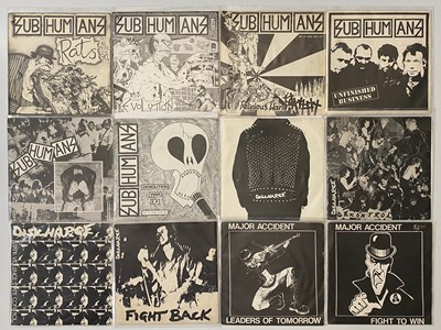 Lot 137 - PUNK (INC SUBHUMANS / DISCHARGE / MAJOR ACCIDENT) - 7" PACK
