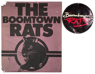 Lot 309 - THE BOOMTOWN RATS - ORIGINAL 1970S PROMO POSTERS.