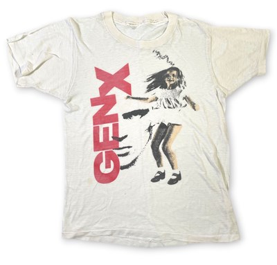 Lot 353 - GENERATION X - ORIGINAL VINTAGE PUNK T-SHIRT.