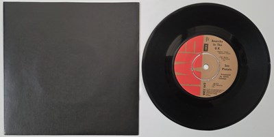 Lot 197 - SEX PISTOLS - 'ANARCHY IN THE U.K.' 7" CHRIS THOMAS MISCREDIT W/ BLACK SLEEVE