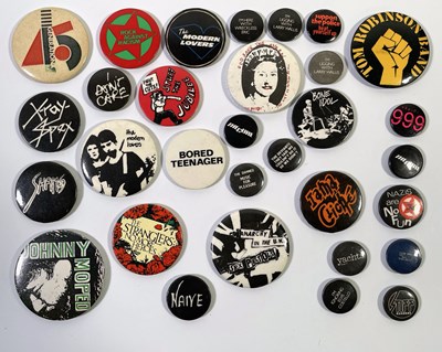 Lot 271 - PUNK BADGE COLLECTION.