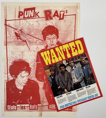 Lot 382 - PUNK - FRENCH 'PUNK RATS' FILM POSTER.