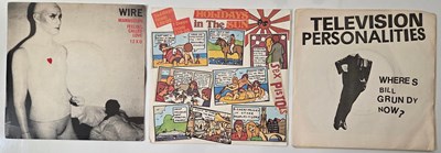 Lot 222 - WIRE / TELEVISION PERSONALITIES / SEX PISTOLS - 7" RARITIES PACK