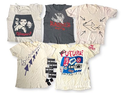 Lot 355 - ORIGINAL PUNK T-SHIRTS INC THE DAMNED.