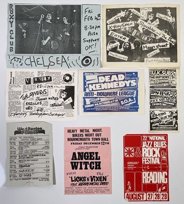 Lot 279 - ORIGINAL PUNK HANDBILLS INC VORTEX / ROXY.