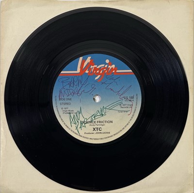 Lot 337 - XTC - SIGNED COPY OF 'SCIENCE FRICTION'