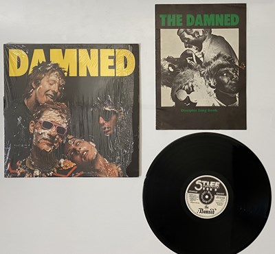 Lot 237 - THE DAMNED - DAMNED DAMNED DAMNED LP (SEEZ 1 - ORIGINAL MISPRINT - INC DISCIPLES SONG BOOK)