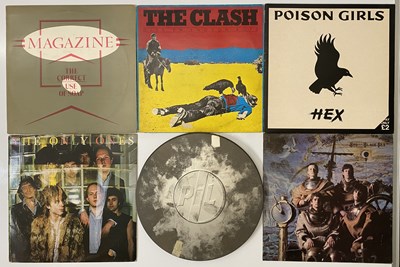 Lot 120 - 70'S 80'S PUNK NEW WAVE, POST-PUNK LPS & 12" WITH METAL PIL BOX